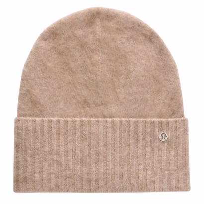fuzzy cashmere beanie