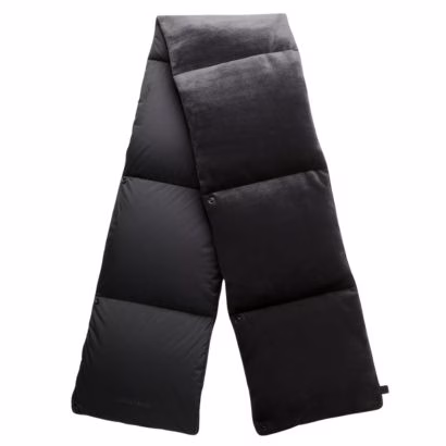 lululemon black wunder puff scarf