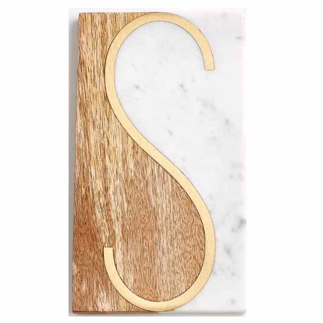 monogram serving board