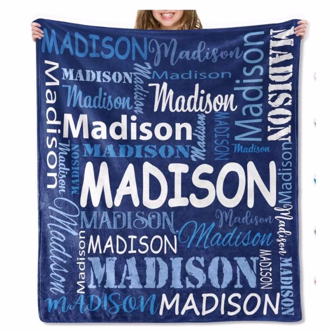 personalized blanket
