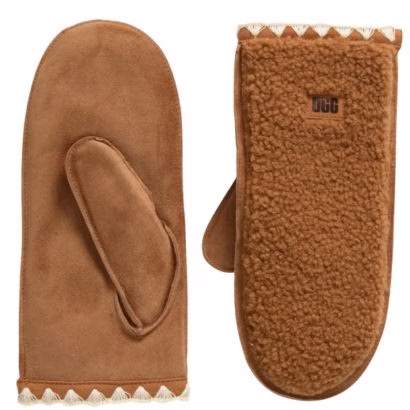 ugg brown mittens