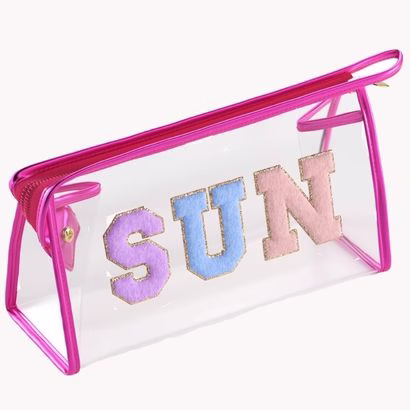 clear bag sun for pool tote bag