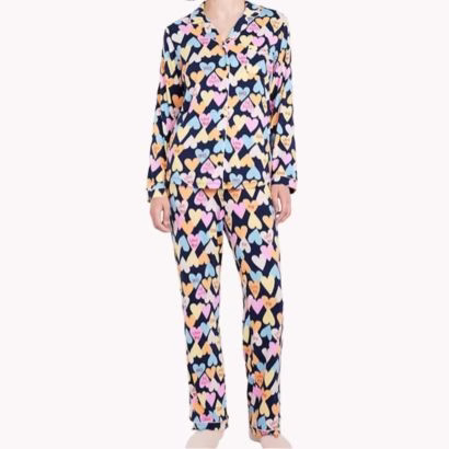 heart pajama set for valentine's day