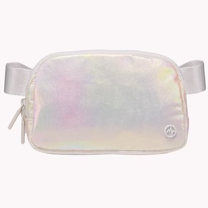 iridescent fanny pack