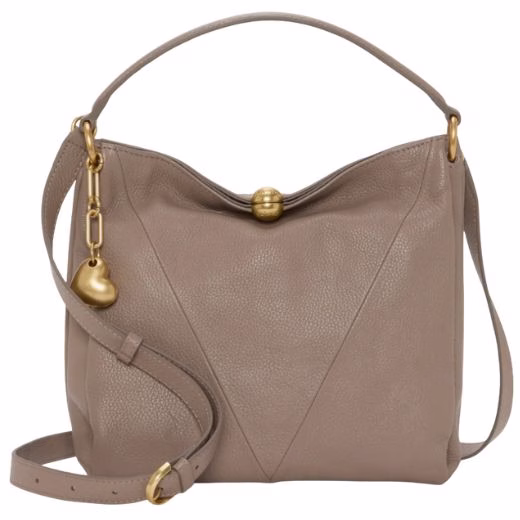 tan crossbody bag with gold details