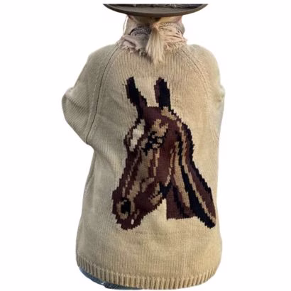 Shein Horse Cardigan