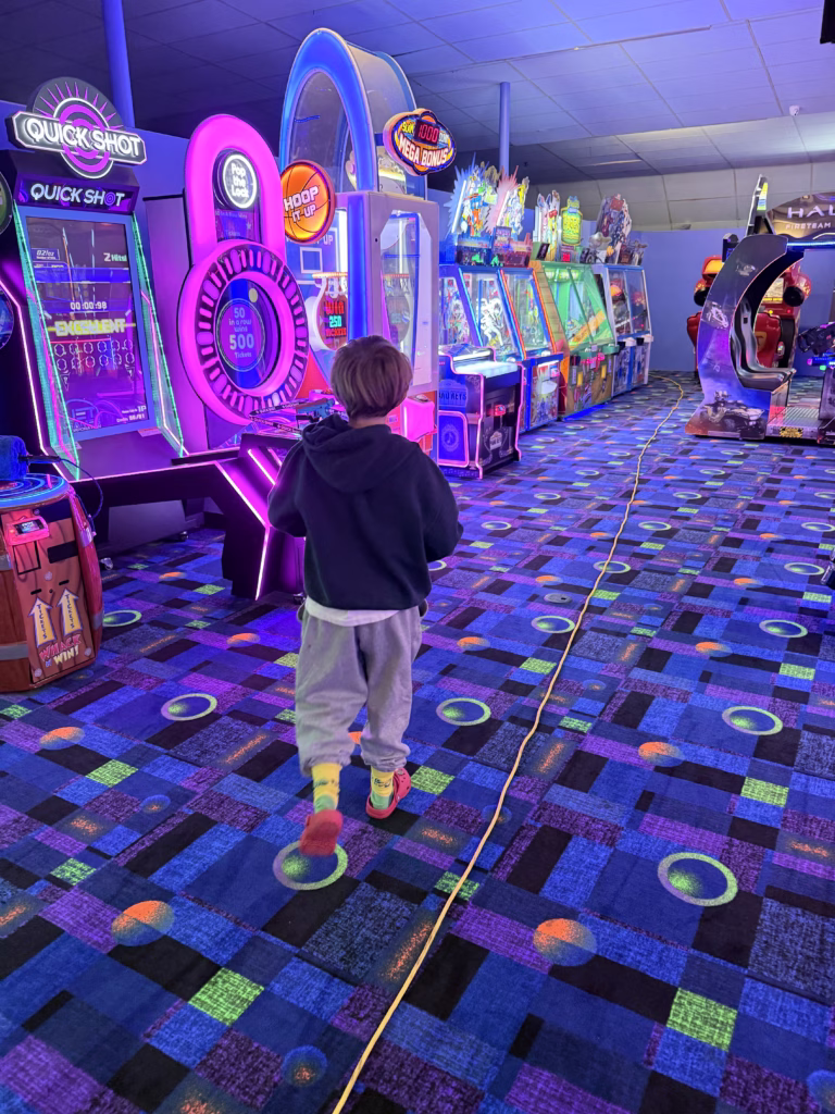 bowling alley arcade