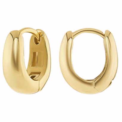 gold chunky hoops
