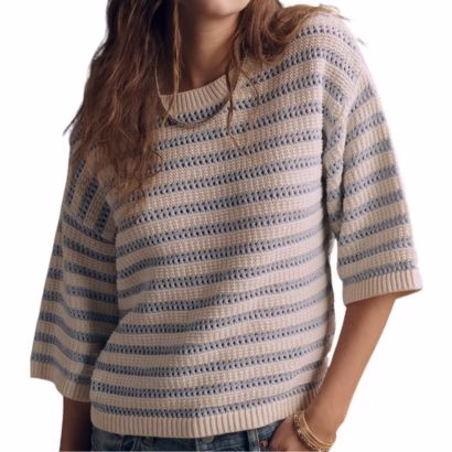 Cotton Bell Sleeve Sweater