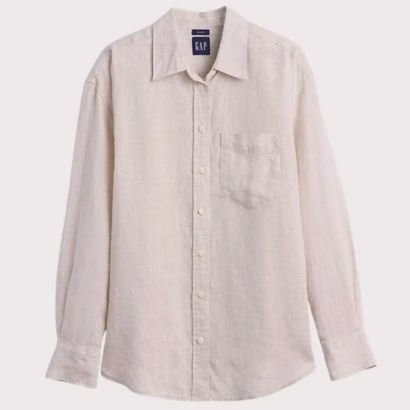 Oversized Linen Shirt