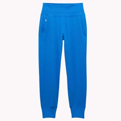 bright blue jogger pants