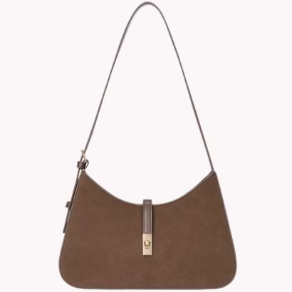 brown shoulder bag