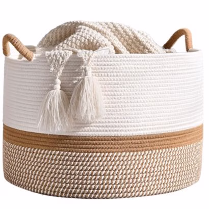 large blanket basket