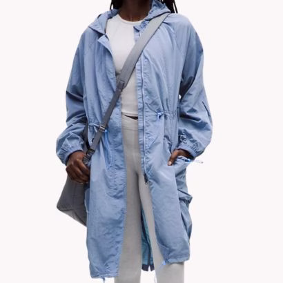 light blue spring jacket