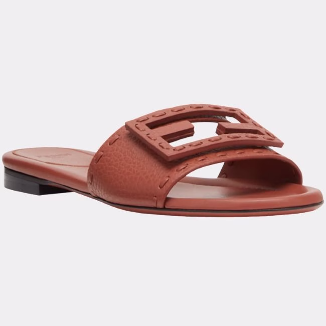 Fendi Tan Slide