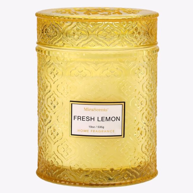 Lemon Yellow Candle