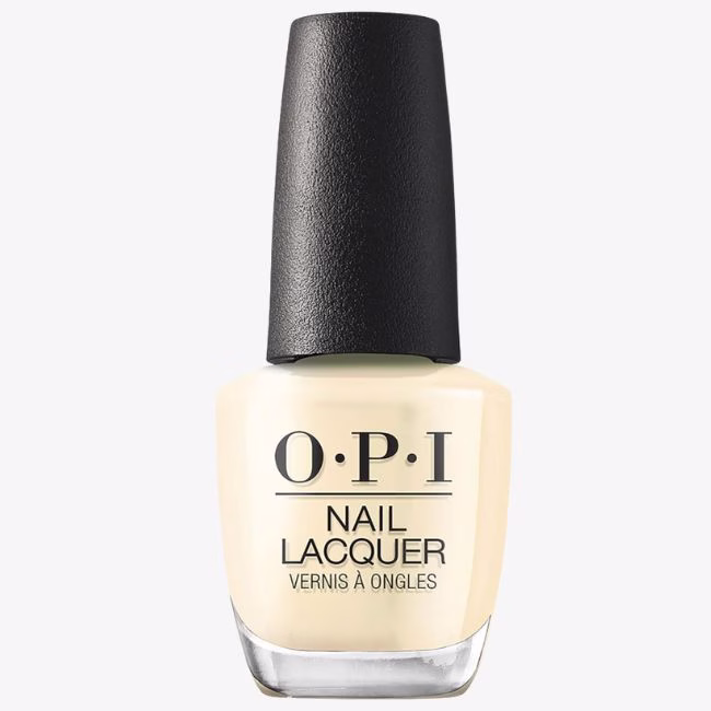 OPI butter yellow nail polish