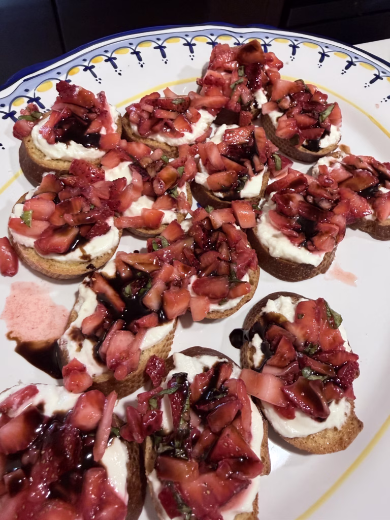 Strawberry Crostini