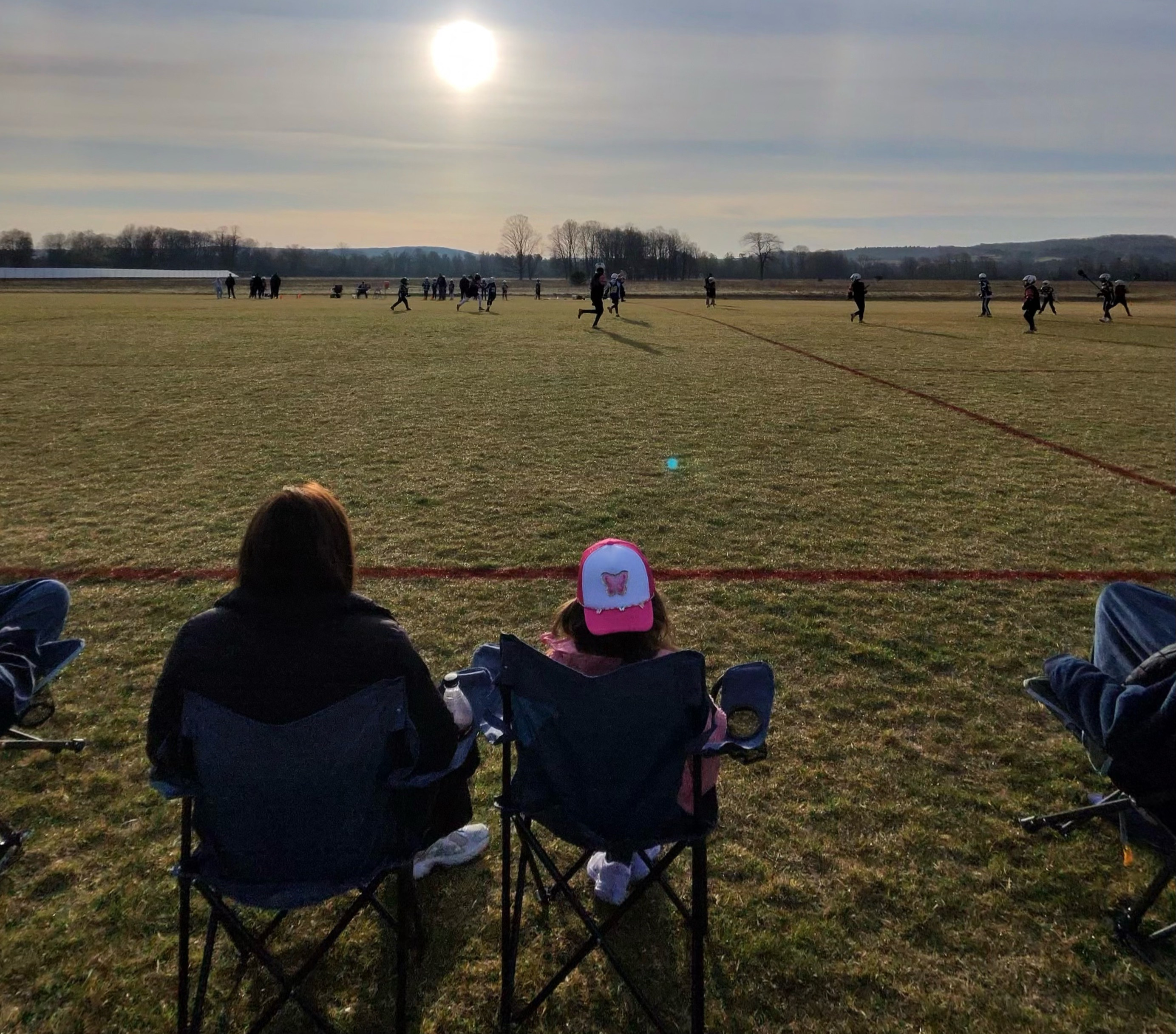 Watching Lacorsse with the sun