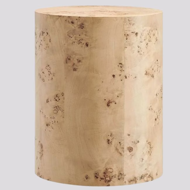 amazon burl wood side table