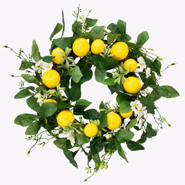 lemon wreath