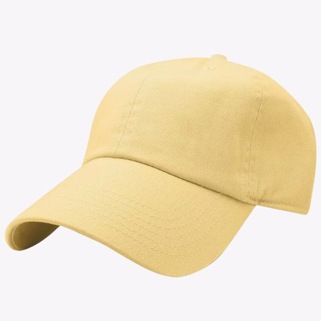 plain yellow baseball hat