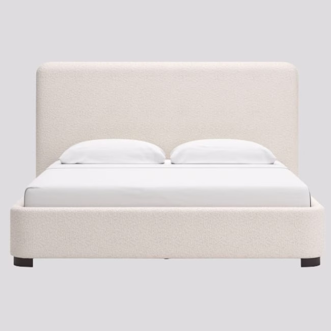 studio mcgee upholstered bed dupe