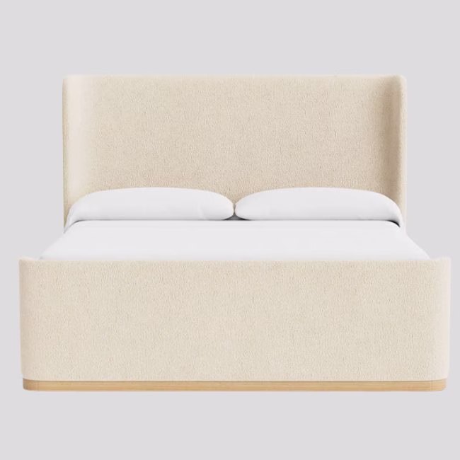 studio mcgee upholstered bed