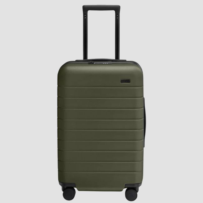 Away Carry On Flex Hard Sided Suitcase in Green