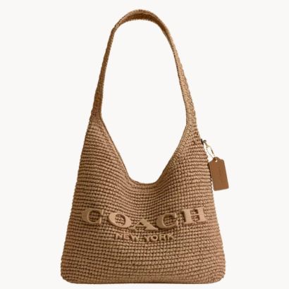 Coach Brooklyn Raffia Bag
