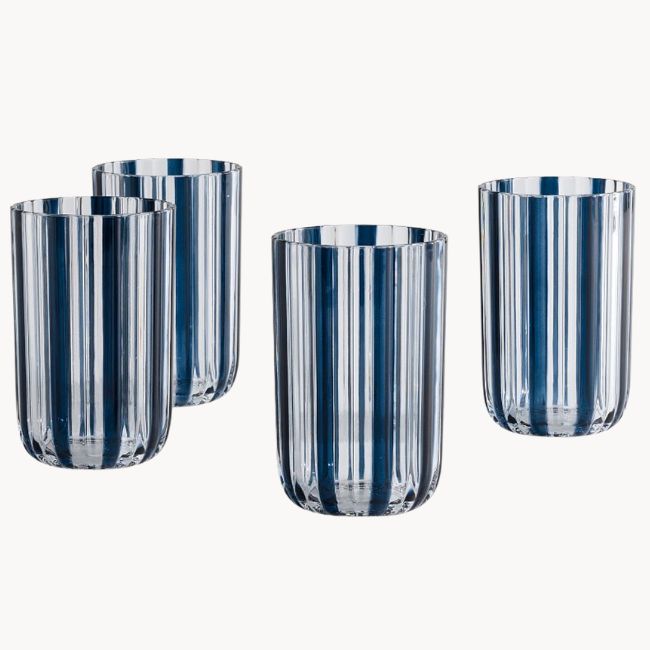 Mountauk Sriped Outdoor Drinking Glasses