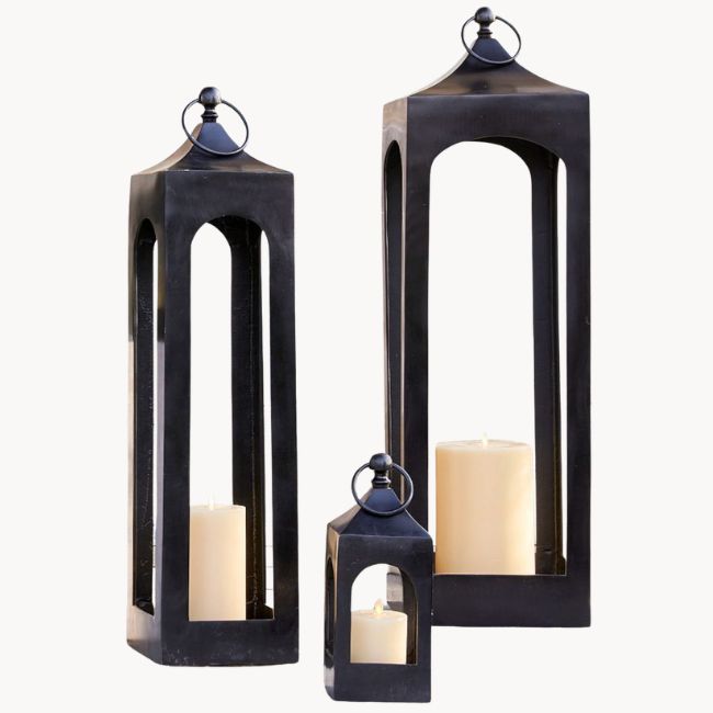 Pottery Barn Caleb Oversized Outdoor Lanterns