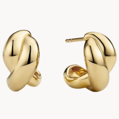 chunky gold earrings