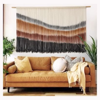 fibre macrame wall hanging
