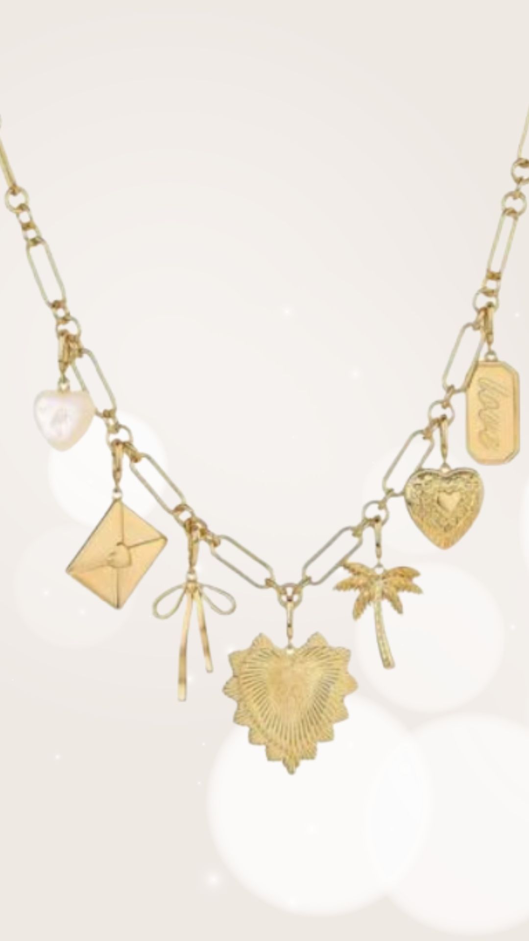 gorjana charm necklace dupe
