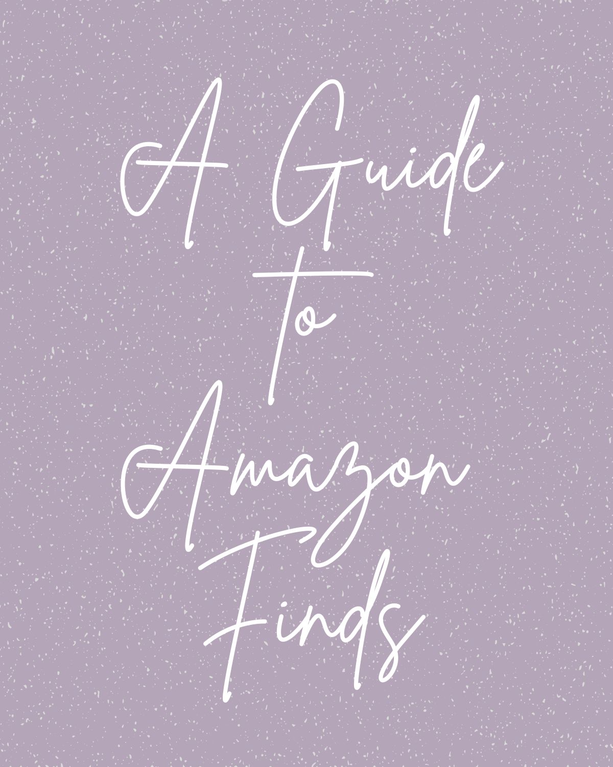 guide to amazon finds