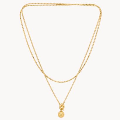 jenny bird layered gold necklace