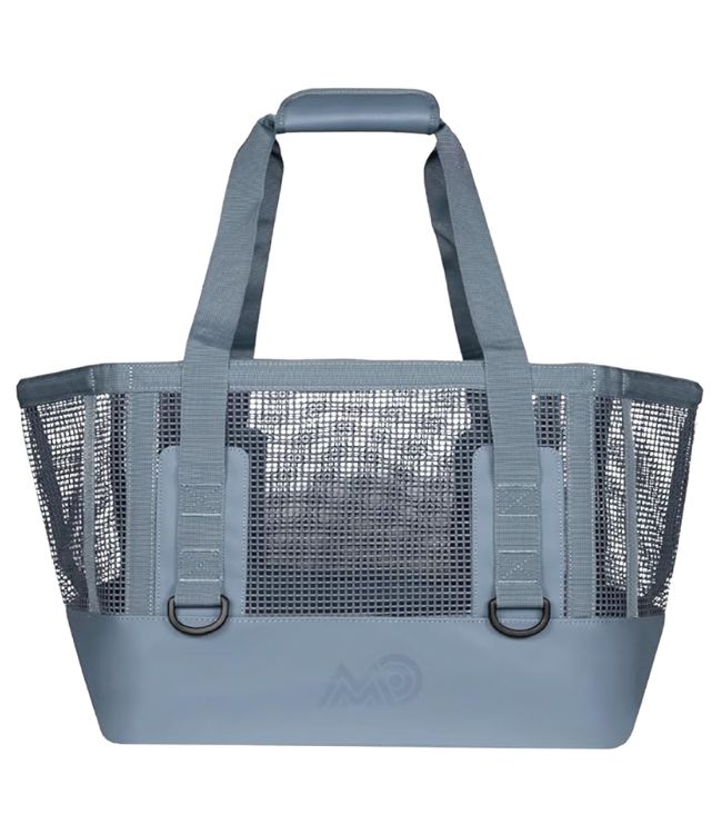 mission blue mesh waterproof large beach tote