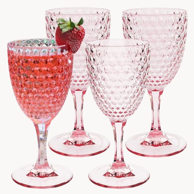 shatterproof plastic wine glasses