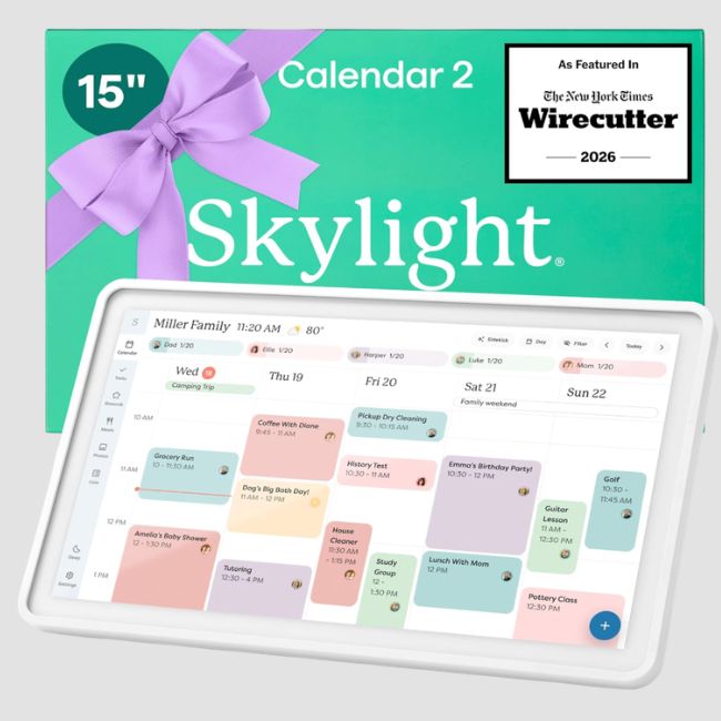 skylight digital wall calendar