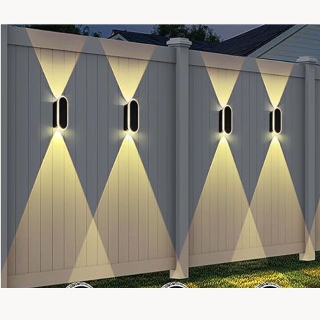 solar fence lights