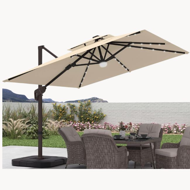 solar power umbrella