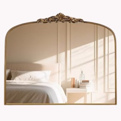 vintage arched mirror