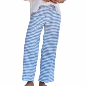 Blue Gingham pants