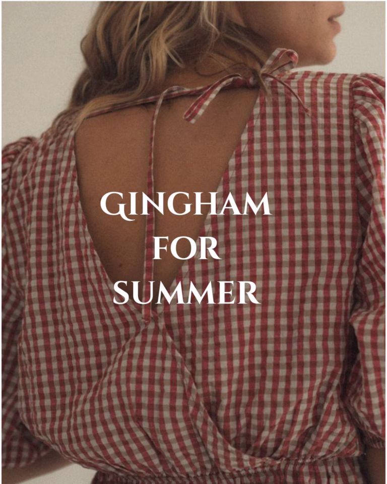 Gingham for summer