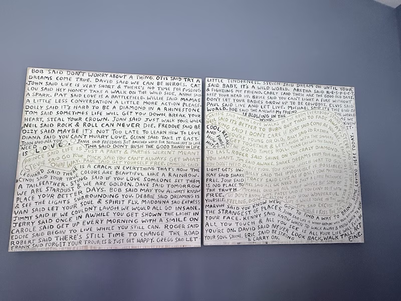 Guitar Wall Art with quotes