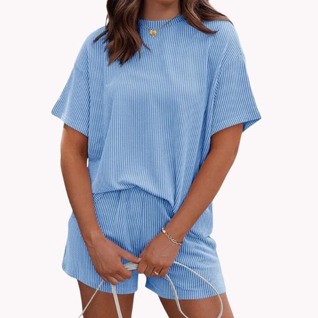 Ribbed Shorts Set