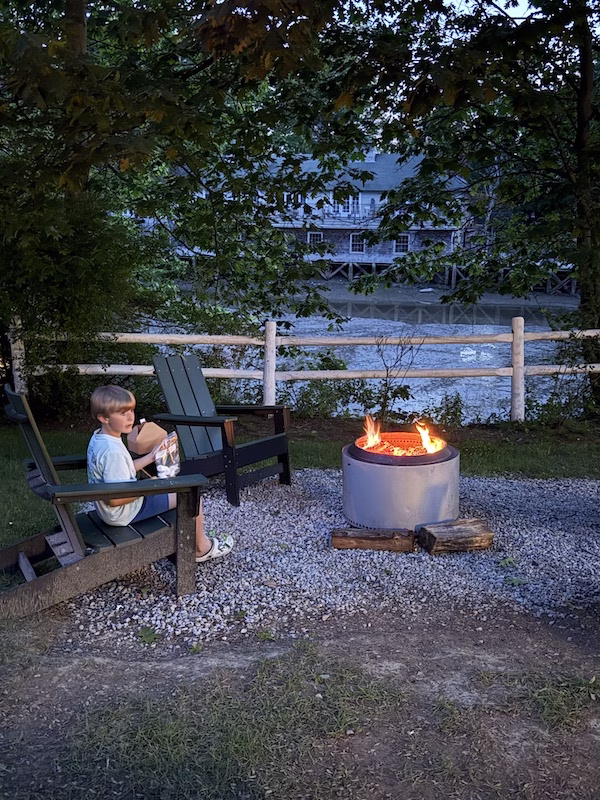 Smore's Back at Lodge At the Cove Kennebunkport Maine