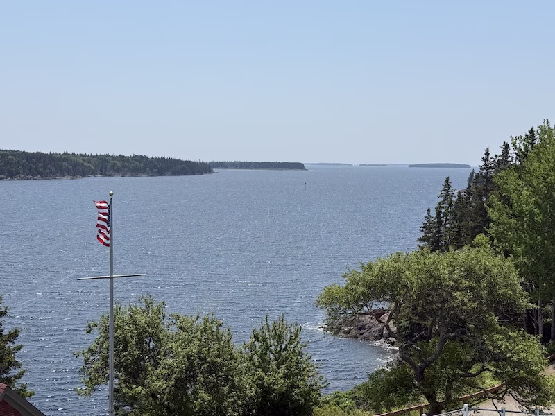 View from Owls Head Lighthouse