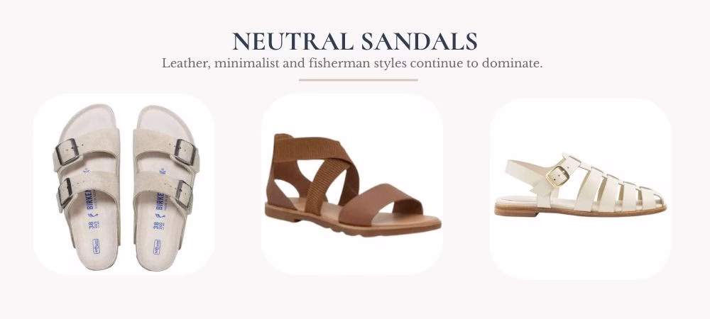 neutral sandals